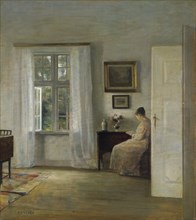 The Reader. Artist: Holsøe, Carl (1863-1935)