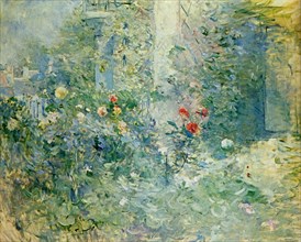 Garden in Bougival (Le jardin à Bougival), 1884. Artist: Morisot, Berthe (1841-1895)