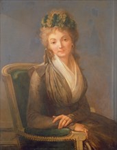 Portrait of Lucile Desmoulins, nee Duplessis (1770-1794), 1794. Artist: Boilly, Louis-Léopold (1761-1845)