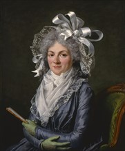 Portrait of Madame de Genlis (1746-1830), 1790. Artist: Labille-Guiard, Adélaïde (1749-1803)