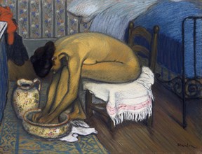 Le bain, 1902. Artist: Steinlen, Théophile Alexandre (1859-1923)