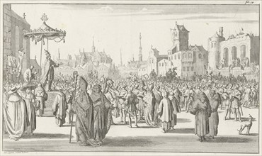 Pope Urban II preaches the First Crusade, 1683. Artist: Ten Hoorn, Timotheus (1644-1715)