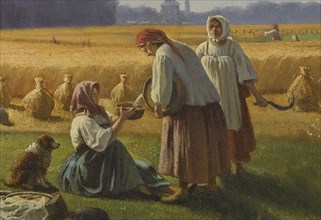 The Harvest, 1865. Artist: Kamenev, Valerian Konstantinovich (1823-1874)