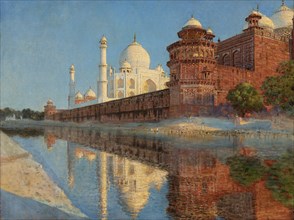 The Taj Mahal. Evening. Artist: Vereshchagin, Vasili Vasilyevich (1842-1904)
