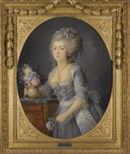 Portrait of Adélaïde Henriette Auguié (1758-1794). Artist: Vallayer-Coster, Anne (1744-1818)