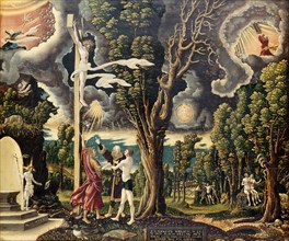 Fall and Redemption, 1535. Artist: Lemberger, Georg (ca 1490?1500-ca 1540/45)