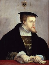 Portrait of the Emperor Charles V (1500-1558), ca 1532. Artist: Amberger, Christoph (ca. 1500-1562)