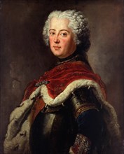 Portrait of Frederick II of Prussia (1712?1786) as Crown Prince, 1739. Artist: Pesne, Antoine (1683-1757)