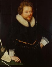 Portrait of John Fletcher (1579-1625), c. 1620. Artist: Anonymous