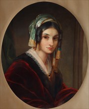 Portrait of Alexandra Smirnova-Rosset (1809-1882), 1841. Artist: Varnek, Alexander Grigoryevich (1782-1843)