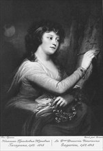 Portrait of Countess Praskovia Yuryevna Gagarina (1762-1848), née Trubetskaya, 1790s. Artist: Grassi, Józef (1757-1838)