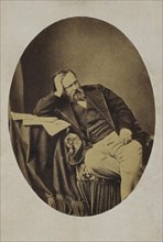 Portrait of Aleksandr Ivanovich Herzen (1812-1870), c. 1861. Artist: Levitsky, Sergei Lvovich (1819-1898)