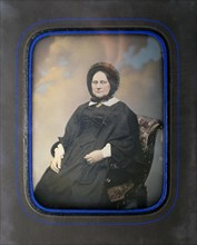 Portrait of Maria Trofimovna Pashkova (1819-1892), née Countess von Baranov, 1840s. Artist: Levitsky, Sergei Lvovich (1819-1898)