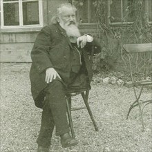 Portrait of the composer Johannes Brahms (1833-1897), 1894. Artist: Fellinger, Maria (1849-1925)