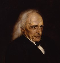 Portrait of Theodor Mommsen (1817-1903) Detail, 1897. Artist: Lenbach, Franz, von (1836-1904)