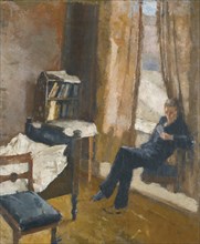 Andreas Reading. Artist: Munch, Edvard (1863-1944)
