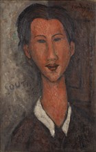 Portrait of Chaïm Soutine (1893-1943), 1917. Artist: Modigliani, Amedeo (1884-1920)