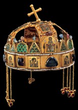 The Holy Crown of Hungary, 12th century. Artist: Historic Object