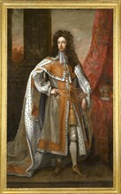 King William III of England (1650-1702) in his Coronation Robes. Artist: Kneller, Sir Gotfrey (1646-1723)