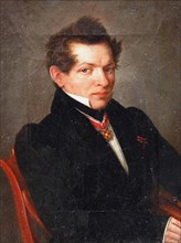 Portrait of the mathematician Nikolai Lobachevsky (1792-1856), 1839. Artist: Kryukov, Lev Dmitrievich (1783-1843)