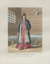 Tatar Girl. From Les peuples de la Russie, 1812. Artist: Korneev (Karneev), Yemelyan Mikhaylovich (ca 1780-after 1839)