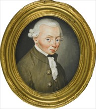 Portrait of Immanuel Kant (1724-1804), 1765. Artist: Springer, Friedrich Wilhelm (active 18th century)