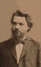 Portrait of Alexei Ivanovich Vvedensky (1861?1913), End of 19th century. Artist: Photo studio of Mikhail Volkov
