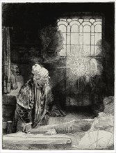 Faust, ca 1652. Artist: Rembrandt van Rhijn (1606-1669)