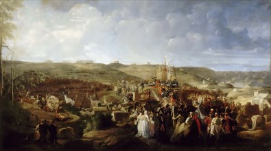 Napoleon Distributes the Crosses of the Legion of Honor at the Camp of Boulogne on August 16, 1804,  Artist: Hennequin, Philippe-Auguste (1762-1833)