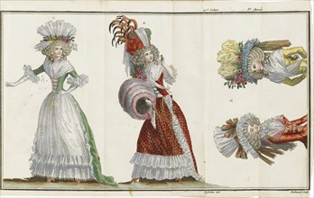 Cabinet des Modes, ou les Modes nouvelles, 1786-1788. Artist: Anonymous