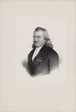 Portrait of Friedrich Schneider (1786-1853), 1852. Artist: Völkerling, Gustav (1805-1876)
