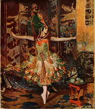 Tamara Karsavina. Cover of the Jugend Magazine, 1914. Artist: Blanche, Jaques-Èmile (1861-1942)