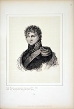 Portrait of Count Pavel Alexandrovich Stroganov (1774-1817), 1818. Artist: Anonymous