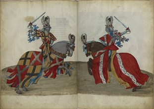 The Tournament Book of René d'Anjou, ca 1447. Artist: Anonymous