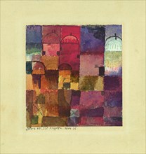 Red and White Domes, 1914. Artist: Klee, Paul (1879-1940)