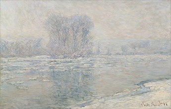 Ice, white effect (Glaçons, effet blanc), 1893. Artist: Monet, Claude (1840-1926)