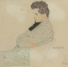 Portrait of the composer Arthur Löwenstein, 1909. Artist: Schiele, Egon (1890-1918)