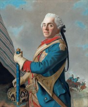 Portrait of Maurice de Saxe (1696?1750), Marshal of France, 1748. Artist: Liotard, Jean-Étienne (1702-1789)