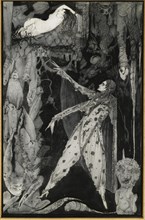 Illustration to Goethe's Faust, 1924-1925. Artist: Clarke, Harry (1889-1931)