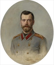 Portrait of Emperor Nicholas II (1868-1918), 1897. Artist: Liphart, Ernest Karlovich (1847-1932)