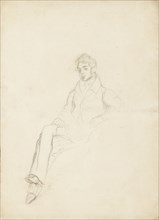 Portrait of Count Anatole Nikolaievich Demidov, 1st Prince of San Donato (1812-1870), 1864. Artist: Delacroix, Eugène (1798-1863)