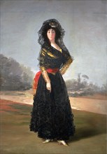 Portrait of María Cayetana de Silva (1762-1802), 13th Duchess of Alba, 1797. Artist: Goya, Francisco, de (1746-1828)