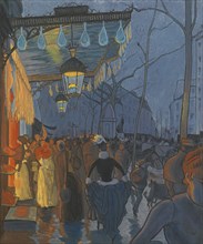 Avenue de Clichy. Five O'Clock in the Evening, 1887. Artist: Anquetin, Louis (1861-1932)