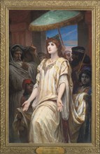 Esther before Ahasuerus, 1894. Artist: Barrias, Félix-Joseph (1822-1907)