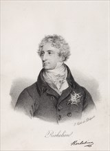 Portrait of Armand Emmanuel du Plessis, duc de Richelieu, 1820s. Artist: Delpech, François Séraphin (1778-1825)