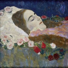 Ria Munk on her Deathbed, 1912. Artist: Klimt, Gustav (1862-1918)