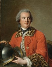 Portrait of Jean-Victor de Rochechouart de Mortemart (1712-1771), 1756. Artist: Nattier, Jean-Marc (1685-1766)