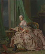 Anastasia Ivanovna, Princess of Hesse-Homburg (1700-1755), née Countess Trubetskaya, 1757. Artist: Roslin, Alexander (1718-1793)