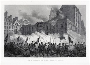 The Attack on the Palace Royal, 1882. Artist: Anonymous