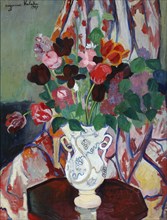 Vase with Tulips, 1927. Artist: Valadon, Suzanne (1865-1938)